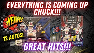 Chuck's Not-So-Cheap 💰 Rips! 🔥NICE QB AUTOS!🔥 2022 Wild Card Auto Mania Football Hobby+Blaster Box.
