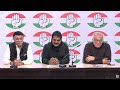 live press briefing by shri k.c. venugopal shri jairam ramesh u0026 shri pawan khera at aicc hq.