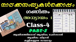 നാലക്കസംഖ്യകള്‍ക്കൊപ്പം,ഗണിതം,ക്ലാസ് 4(മലയാളം മീഡിയം) Nalakka Sangyakalkoppam,Maths,Chapter1(Part 3)