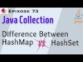 Difference Between HashMap and HashSet In Java | HashMap vs HashSet | Collection Framework in java