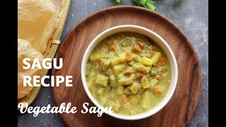 SAGU RECIPE  |  SAAGU  |  VEGETABLE SAGU RECIPE