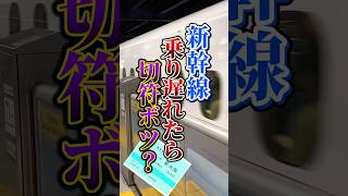 新幹線って乗り遅れたらどうなる？#新幹線#新幹線乗り遅れ#鉄道#電車#列車#豆知識