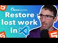 VS Code Trick To Restore Lost Work That Git Can't | Web Dev Office Hours
