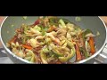 vegetarian noodles veg hakka chowmein recipe