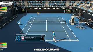 Cameron Norrie VS Jiri Lehecka | Australian Open 2023 | Tennis Elbow 4 | CPU vs CPU Simulation