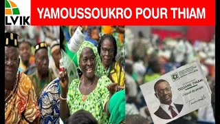 🔴YAMOUSSOUKRO: LES ENSEIGNANTS PDCI RENDENT HOMMAGE  AU PR. TIDJANE THIAM