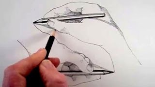 How to Draw a Hand Drawing a Hand: Narrated Step by Step
