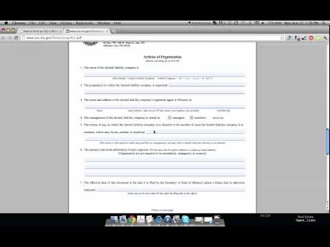 How to Form an LLC in Missouri How to Form an LLC in Missouri