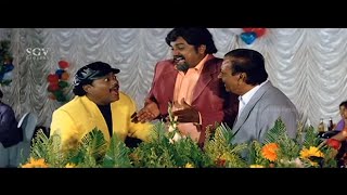 Sadhu Kokila Irritated by Rangayana Raghu in Function | Comedy Scene of Ugadi Kannada Movie