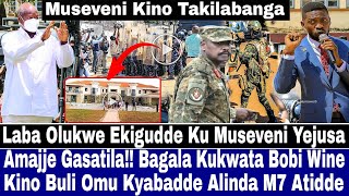 Breaking News!! Bulijo Kino Kyetulinda  Amajje Gasatila Bobi Wine Bagala Kumukwata