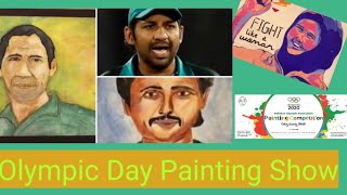 POA arranged International Olympic day Painting show
