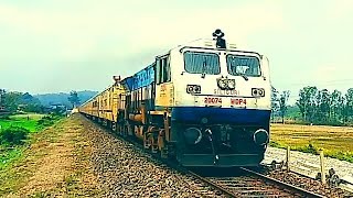 15967 Rangiya Junction - Dibrugarh Express (UTKRISHT RAKE) With SGUJ WDP4