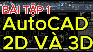 Bài Tập 1- cấp tốc - tạo layer  - tạo Dim  - autocad cơ bản - giải bài tập autocad 2d và 3d