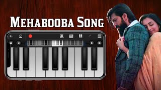 Mehabooba Song KGF 2 | Notes |Easy Piano Tutorial | ravibasrur | yash | prashant neel