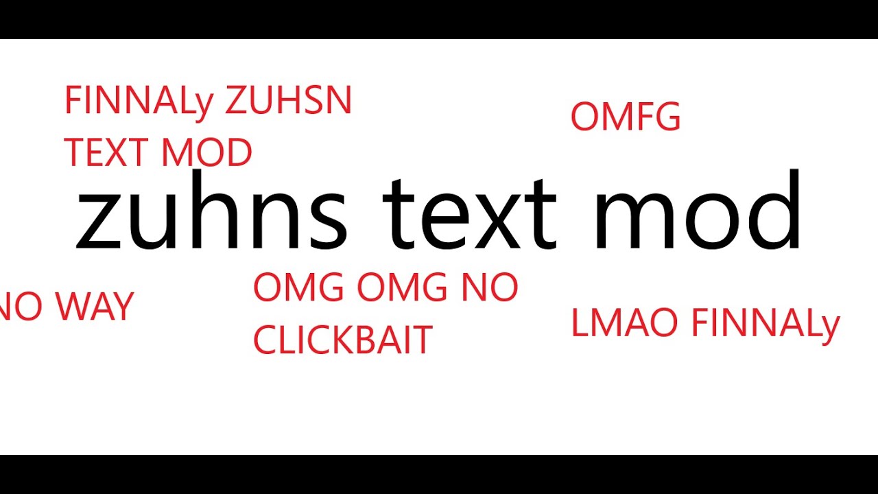 Text mod