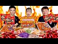 Lần Đầu Team Mập Food Ăn Mì Cay Samyang 2X Hàn Quốc Mà Ăn Tận 15 Gói Quá Kịch Tính Quá Dữ