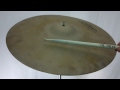 *sold* zildjian prototype k custom organic ride cymbal 21