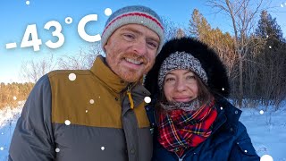 Crazy SNOWSTORM + The COLDEST Week of WINTER! 🥶🇨🇦 Our Winter Cabin Getaway in Canada ❄️