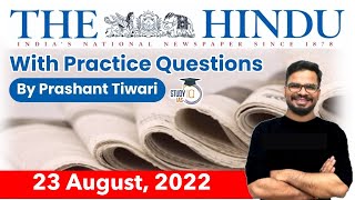 23 August 2022 | The Hindu Newspaper Analysis by Prashant Tiwari | Current Affairs 2022 #UPSC #IAS