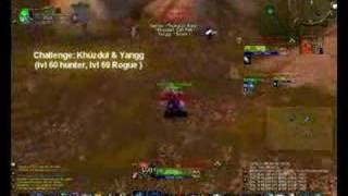 WoW PvP FROST MAGE lvl 63 owning lvls 70!