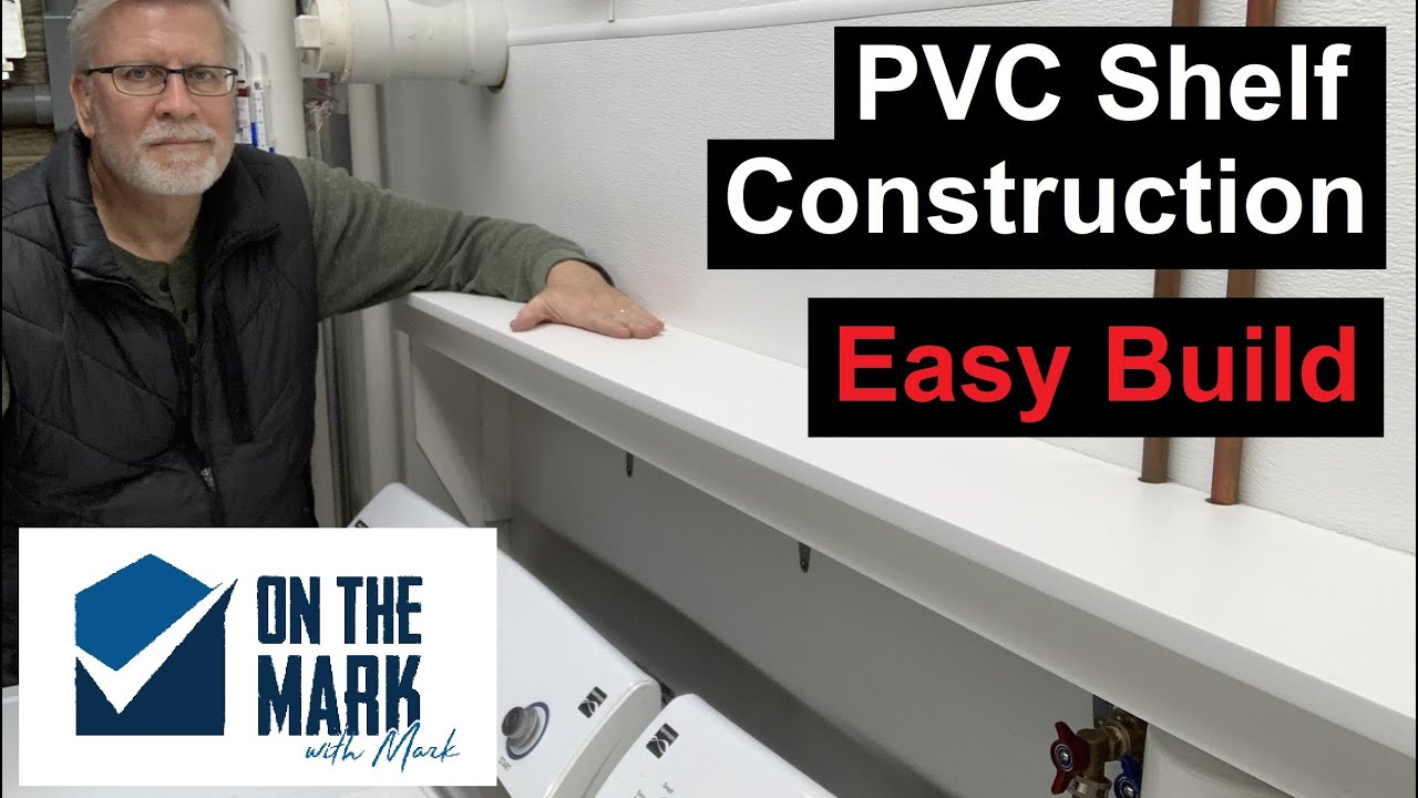 Pvc Shelf Construction Youtube