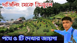 Darjeeling Tour | দার্জিলিং থেকে লামাহাট্টা হয়ে তিনচুলে পৌছনো | Lamahatta | Tinchuley | Darjeeling