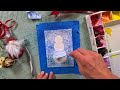 how to paint an easy christmas card 13 14