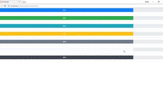11 - Bootstrap 4 Progress Bars Classes