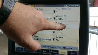 Yield Calibration for Combine