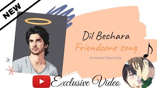 Dil Bechara | Romantic Love Song | Animated Version |