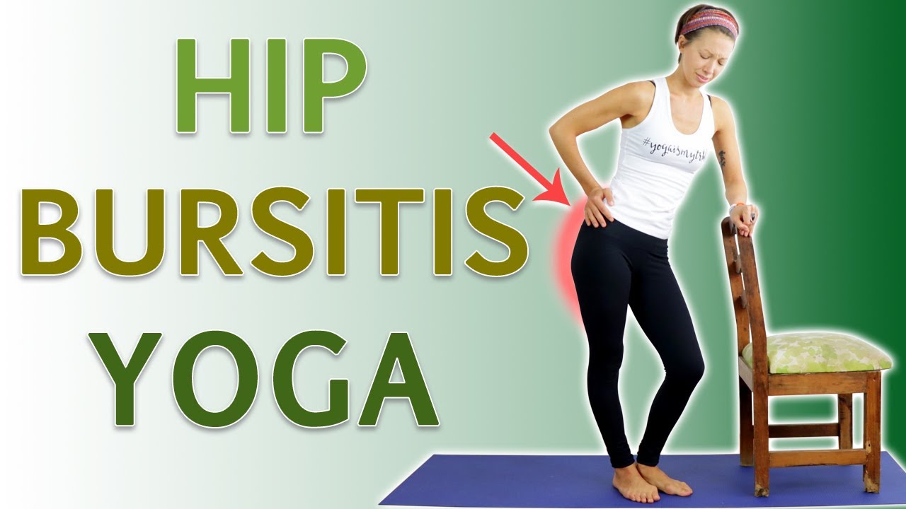 How To Relieve Heal & Ease Hip Bursitis Pain 😖 Hip Bursitis Yoga - YouTube