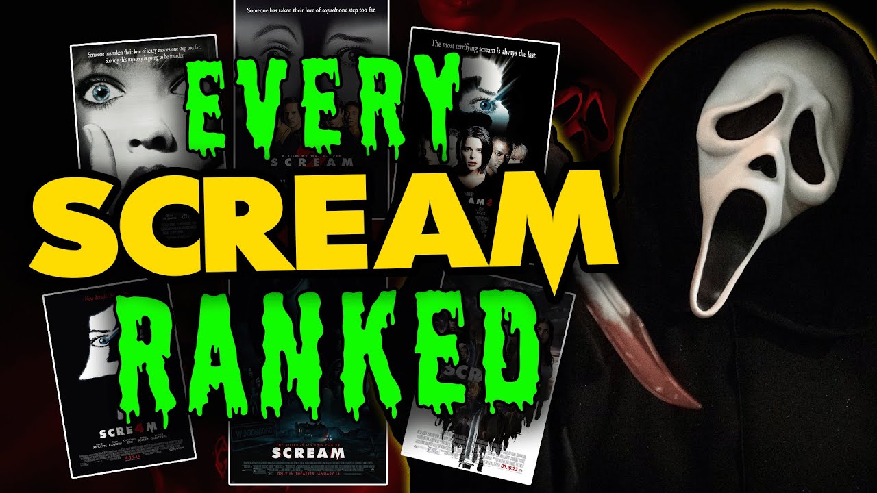 All 6 SCREAM Movies RANKED! - YouTube