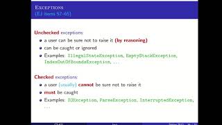 Java Exceptions & Assertions