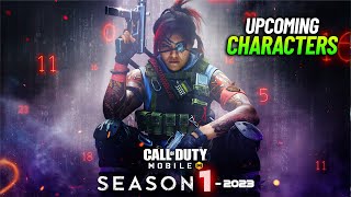 Season 1 - 2023 All Characters - Battle Pass, Paid & Free in CODM
