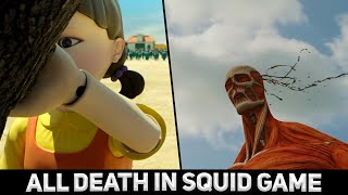 ALL Death in Squid Game (AOT) - Attack On Titan Squid Game