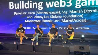 Building Web3 Games Panel @ Solana Hacker House TLV 2023