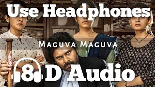 Maguva Maguva Song -(8D Version ) | VakeelSaab (Movie) | Thaman S | Sid Sriram | Pawan kalyan