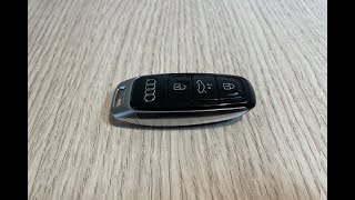 How to replace remote fob battery in Audi A3, A4, A5, A6, A7, A8, Q5, Q7, Q8 ,TT, e-tron / 2019-2024