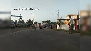 Gooty WDG 4 twins showing agression with empty rake of goods towards Bellary