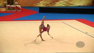 AVERINA Arina (RUS) - 2018 Rhythmic Worlds, Sofia (BUL) - Qualifications Clubs