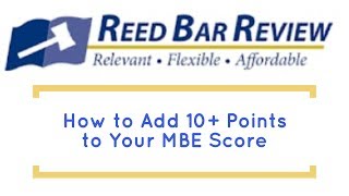 How to Add 10+ Points on Your Multistate Bar Exam (MBE)