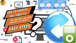 HOW TO CONVERT ANY MKV MP4 VIDEO TO 3GP SMALL SCREEN MP3 IN 1 MINUTE EASY STEPS