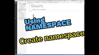 using namespaces in c++, Create your namespace