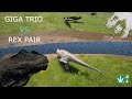 Giga Trio vs Rex Pair! 3v2 | Isle Legacy