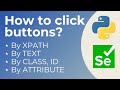 How to Click A Button in Selenium Python