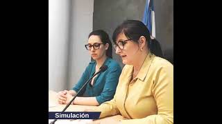 Simulación sobre el funcionamiento de SALA DE VIDEOCONFERENCIA DE ORALIDAD EFECTIVA.