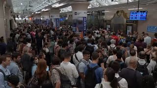 NJ Transit commuters scramble after rail service shuts down