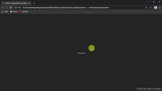 Dot Css Loader Pure Css Loading Animation