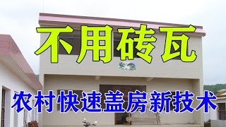 农村快速盖房新技术，不用砖瓦，2小时建3层楼造价6.5万，真实用