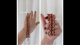 ŞIK BİLEKLİK YAPIMI  STYLISH BRACELET MAKING